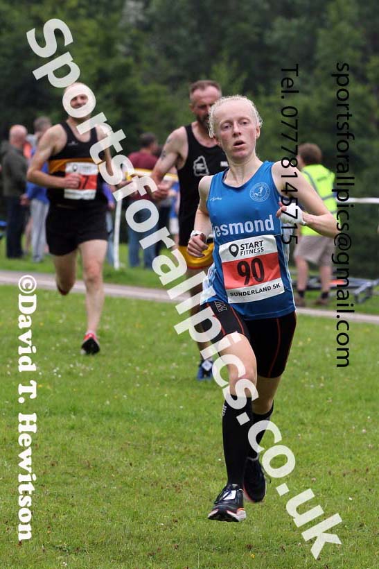 Womens and Mens Over-50s Sunderland 5k (Inc. NE and NCAA Champs), Silksworth, Sunderland, Thursday, July 22nd. Photo: David T. Hewitson/Sports for All Pics